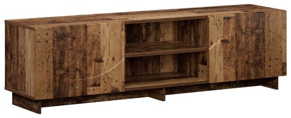 TV állvány 140 x 34.5 x 40 cm Antik Fa Szerelt Fa