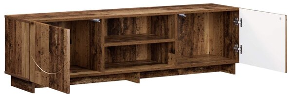 TV állvány 140 x 34.5 x 40 cm Antik Fa Szerelt Fa
