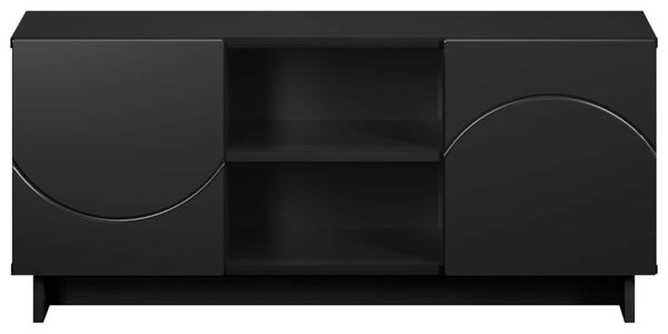 TV állvány 90 x 34.5 x 40 cm Fekete Szerelt Fa