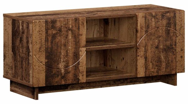 TV állvány 90 x 34.5 x 40 cm Antik Fa Szerelt Fa