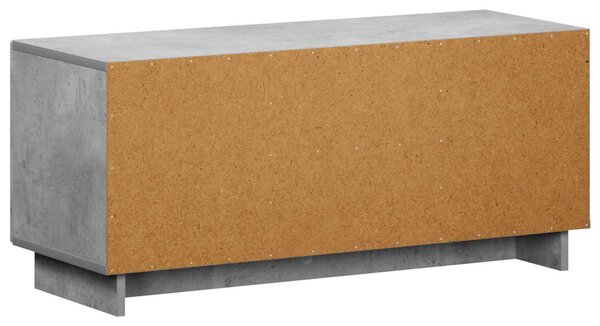 TV állvány 90 x 34.5 x 40 cm Betonszürke Szerelt Fa