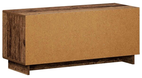 TV állvány 90 x 34.5 x 40 cm Antik Fa Szerelt Fa