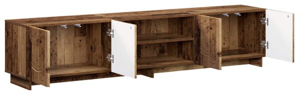 TV állvány 180 x 34,5 x 40 cm Antik Fa Szerelt Fa