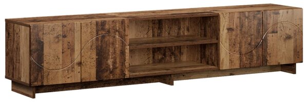 TV állvány 180 x 34,5 x 40 cm Antik Fa Szerelt Fa