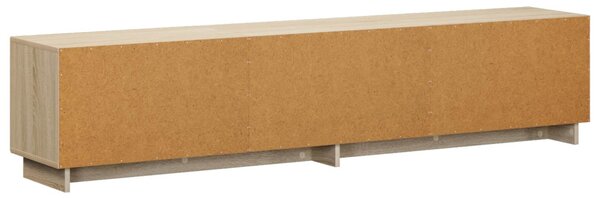 TV állvány 180 x 34,5 x 40 cm Sonoma Tölgy Szerelt Fa