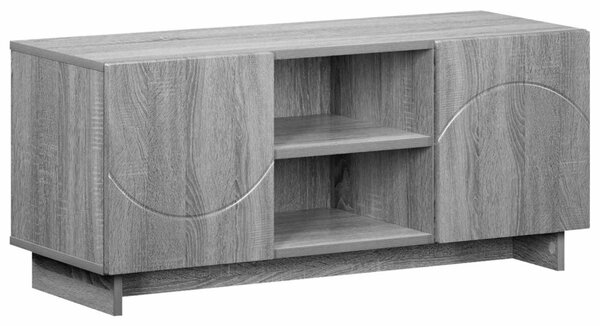 TV állvány 90 x 34.5 x 40 cm Szürke Sonoma Szerelt Fa