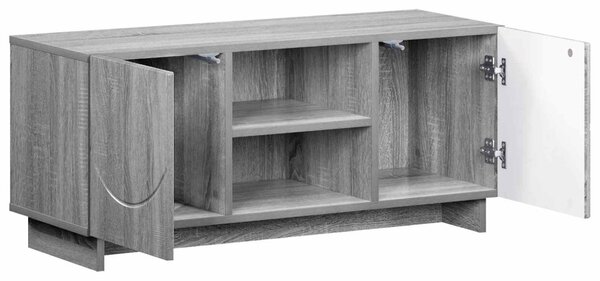 TV állvány 90 x 34.5 x 40 cm Szürke Sonoma Szerelt Fa