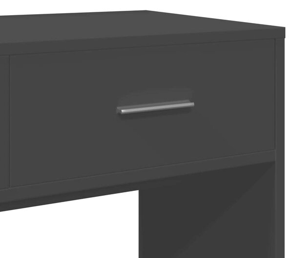 VidaXL Fekete Fésülködőasztal Tükörrel - 80x39x80 cm