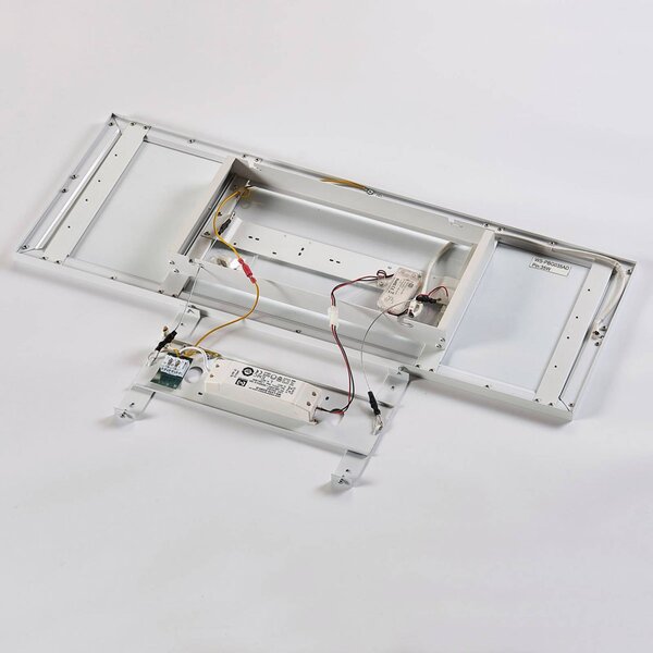 Arcchio LED panel Philia, CCT, 80 cm x 29,5 cm, dimmelhető, Fehér / opál, Nappali / Étkező, Műanyag, Modern