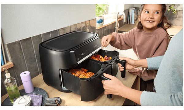Bosch MAFD440B7 Serie 4 Kétfiókos Air Fryer, fekete
