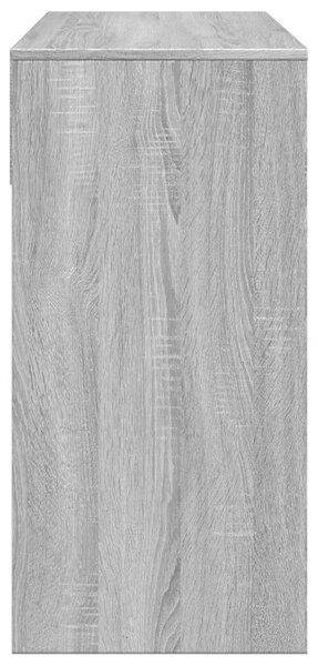 Sminkasztal Tükörrel - Szürke Sonoma - 80x39x80 cm