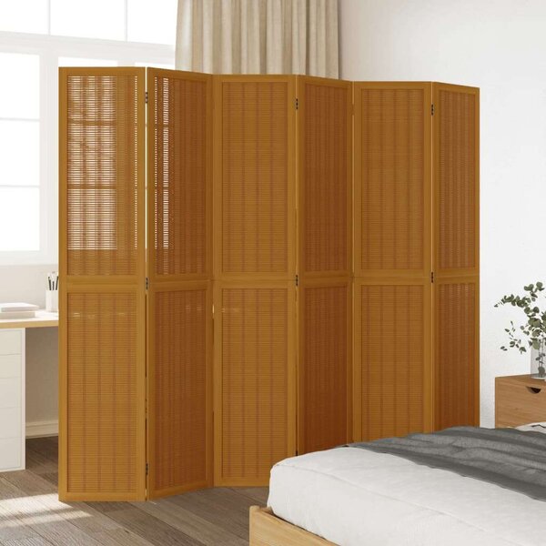 Bambusz Térelválasztó - 6 Panel - 210x200 cm