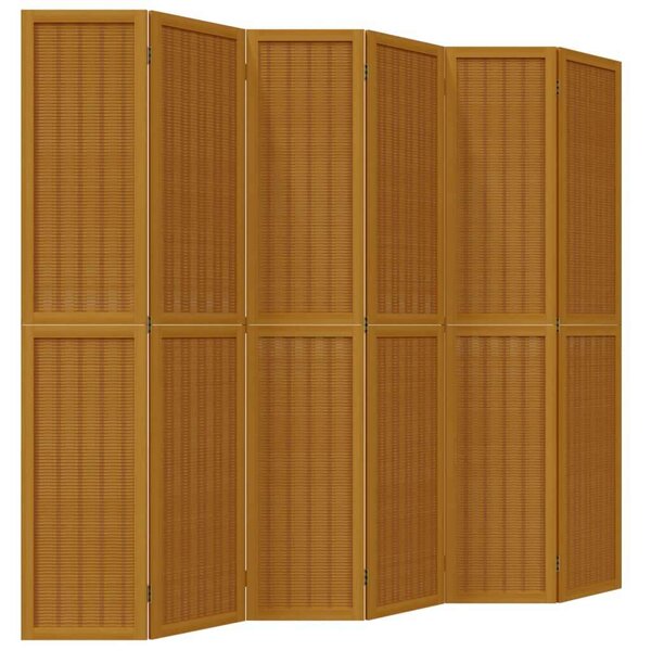 Bambusz Térelválasztó - 6 Panel - 210x200 cm