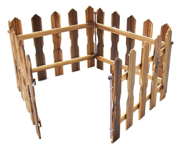 Fahatású mini kerítés – 120 cm