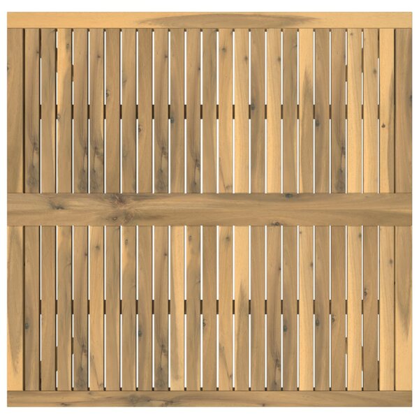 Dohányzóasztal Fehér 98 x 100,5 x 45 cm Tömör Akácfa