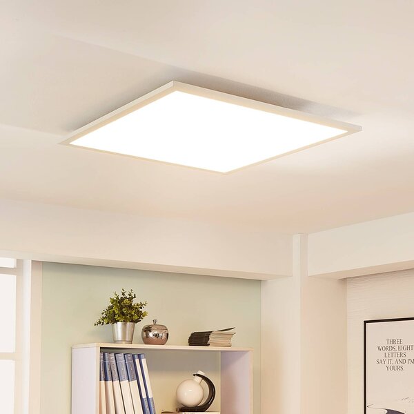 Arcchio Lysander LED panel, CCT, 62 cm, fehér, dimmelhető, Fehér / opál, Dolgozószoba / Iroda, Alumínium