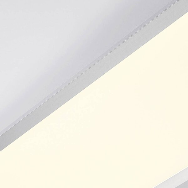 Arcchio LED panel Lysander, 32W, CCT, 119cm, ezüst, dimmelhető, Alu / szürke / cink, Dolgozószoba / Iroda, Alumínium