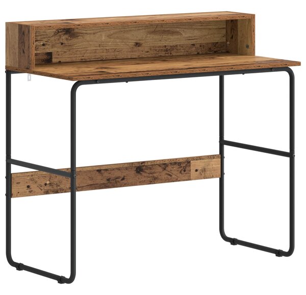 Tárolóval rendelkező íróasztal Antik Fa 100 x 50 x 91 cm