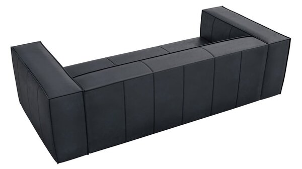 Sötétkék bőr kanapé 227 cm Madame – Windsor & Co Sofas
