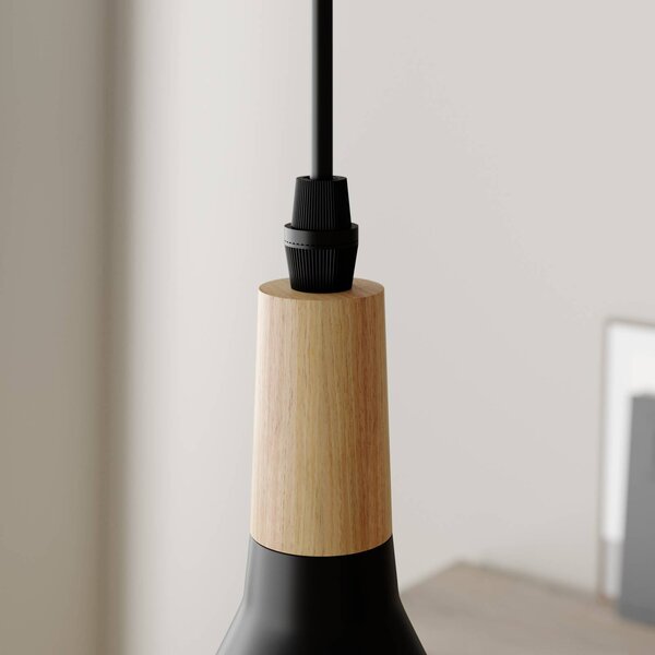 Lindby függőlámpa Arina, 100 cm, fekete, 5 lámpás, dimmelhető, Fekete, Nappali / Étkező, fém, Modern
