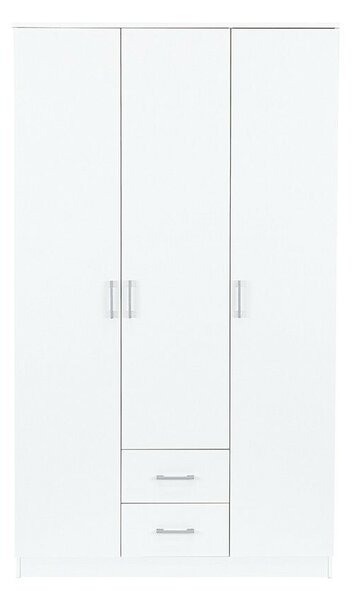 Miami Gardróbszekrény - 120x205 cm - Fehér