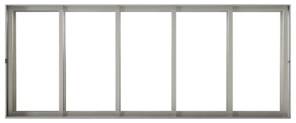 Kerti cserép Ezüst 200 x 80 x 60 cm Rozsdamentes Acél