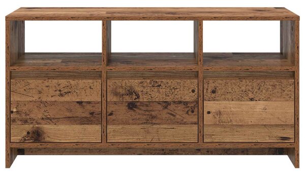 TV szekrény 102 x 37,5 x 52,5 cm Antik Fa Szerelt Fa