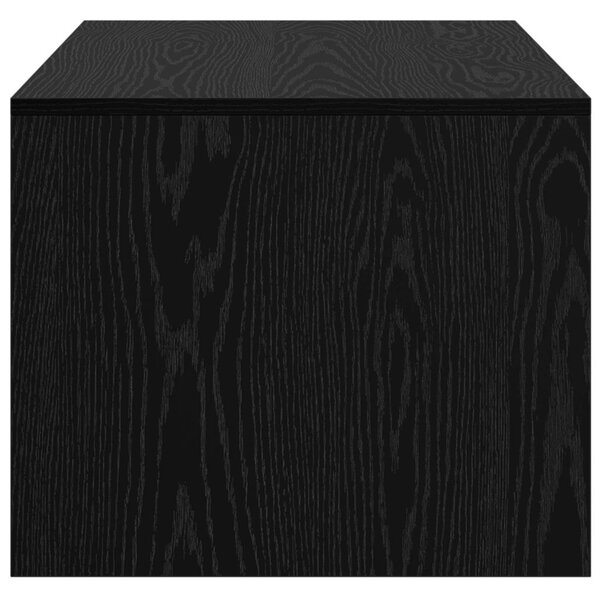 Dohányzóasztal Fekete Tölgy 90 x 50 x 41.5 cm Szerelt Fa