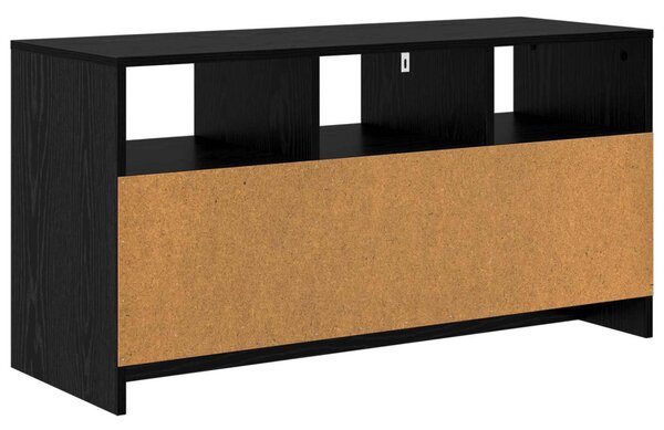 TV szekrény 102 x 37,5 x 52,5 cm Fekete Tölgy Szerelt Fa