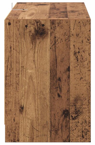 TV szekrény 147 x 35 x 50 cm Antik Fa Szerelt Fa