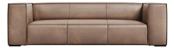 Világosbarna bőr kanapé 227 cm Madame – Windsor & Co Sofas