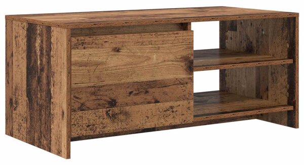 Dohányzóasztal Antik Fa 102 x 50 x 45 cm Szerelt fa