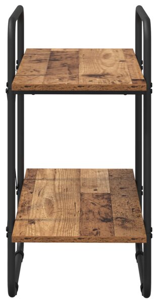 Könyvespolc 2 szintes 60 x 35 x 70 cm PB Tölgyfa