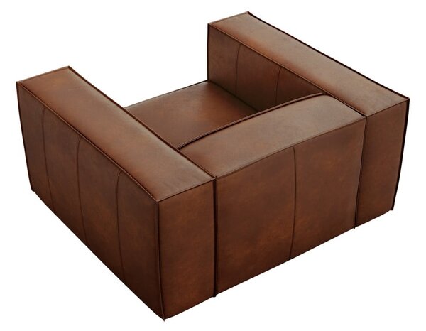 Konyakbarna bőr fotel Madame – Windsor & Co Sofas