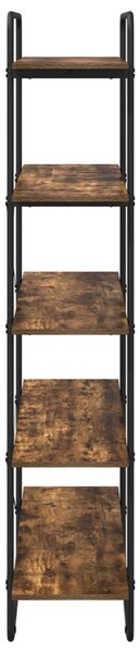 Könyvespolc 5 szintes 100 x 35 x 175,5 cm PB Füstös Tölgy