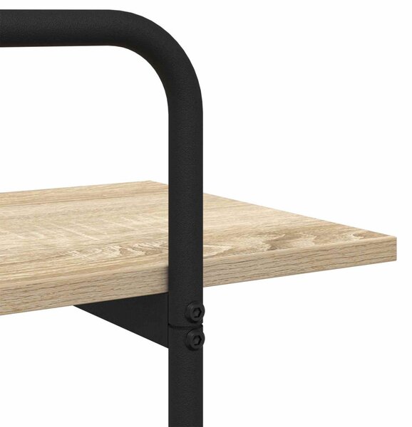 Könyvespolc 2 szintes 60 x 35 x 70 cm PB Sonoma Tölgy