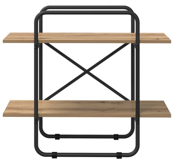 Könyvespolc 2 szintes 60 x 35 x 70 cm PB Kézműves Tölgy