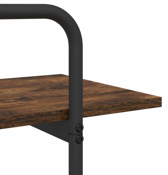Könyvespolc 2 szintes 100 x 35 x 70 cm PB Füstös Tölgy