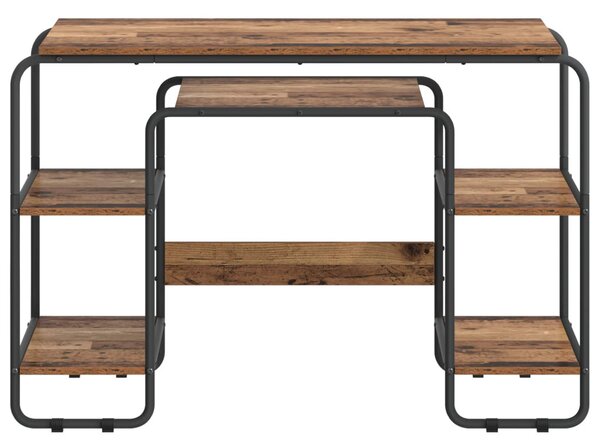 Tárolóval rendelkező íróasztal Antik Fa 113.5 x 52 x 75.5 cm