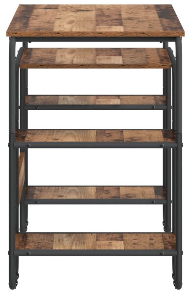 Tárolóval rendelkező íróasztal Antik Fa 113.5 x 52 x 75.5 cm