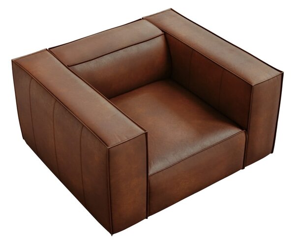 Konyakbarna bőr fotel Madame – Windsor & Co Sofas