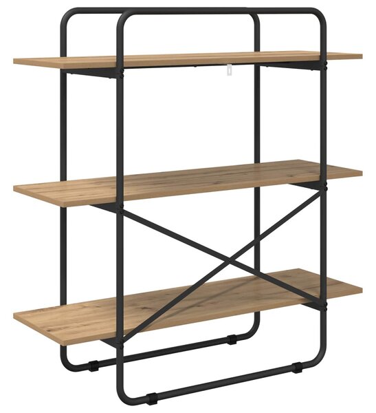 Könyvespolc 3 szintes 100 x 35 x 105 cm PB Kézműves Tölgy