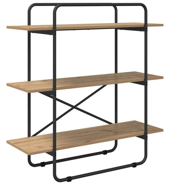 Könyvespolc 3 szintes 100 x 35 x 105 cm PB Kézműves Tölgy