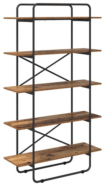 Könyvespolc 5 szintes 100 x 35 x 175,5 cm PB Tölgyfa