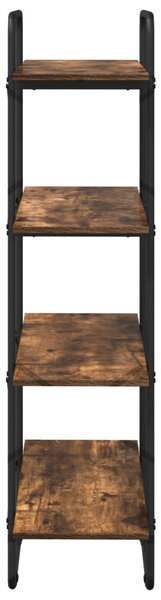Könyvespolc 4 szintes 60 x 35 x 140 cm PB Füstös Tölgy