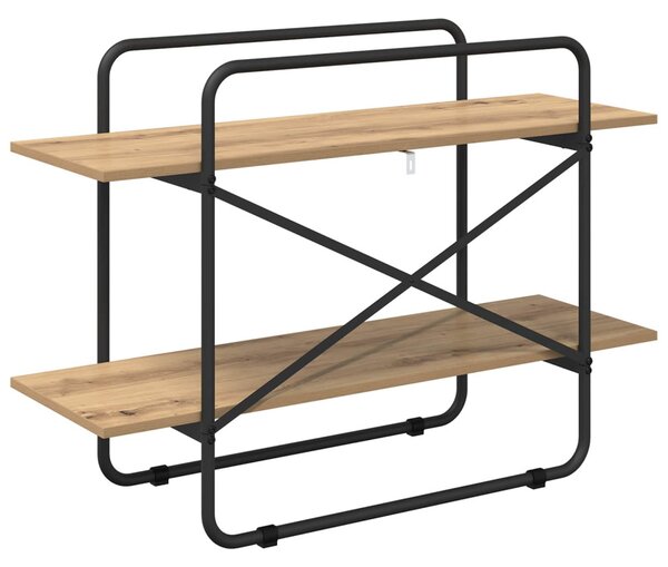Könyvespolc 2 szintes 100 x 35 x 70 cm PB Kézműves Tölgy