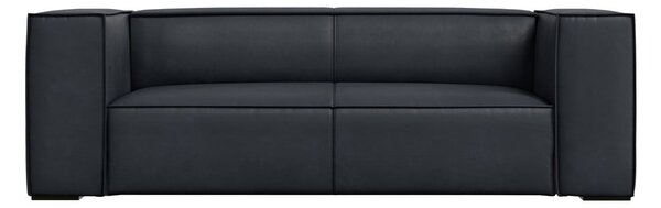Fekete bőr kanapé 212 cm Madame – Windsor & Co Sofas
