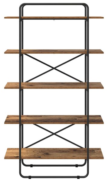 Könyvespolc 5 szintes 100 x 35 x 175,5 cm PB Tölgyfa