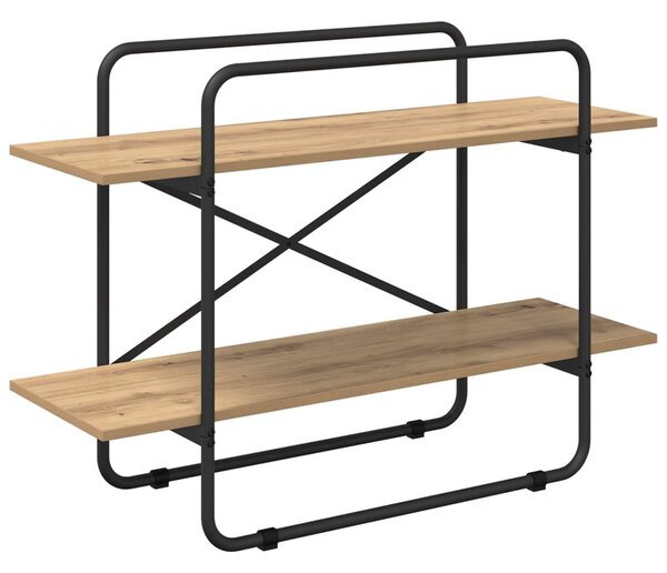 Könyvespolc 2 szintes 100 x 35 x 70 cm PB Kézműves Tölgy