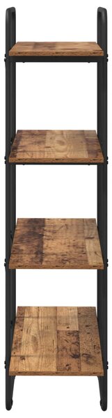 Könyvespolc 4 szintes 60 x 35 x 140 cm PB Tölgyfa